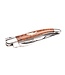 Laguiole en Aubrac 12cm slangenhout - marqueterie forel in ivoor - glanzend