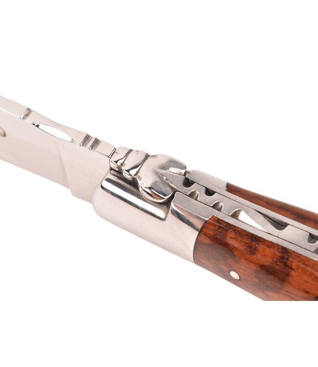 Laguiole en Aubrac 12cm amourette - marqueterie forel in ivoor - glanzend