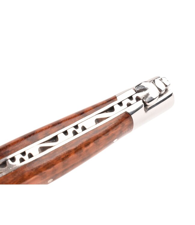 Laguiole en Aubrac 12cm amourette - marqueterie forel in ivoor - glanzend