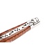 Laguiole en Aubrac 12cm slangenhout - marqueterie forel in ivoor - glanzend