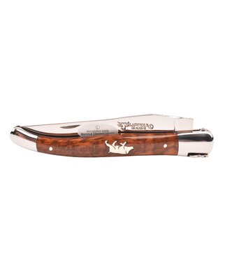 Laguiole en Aubrac 12cm amourette - marqueterie wild zwijn in ivoor - glanzend