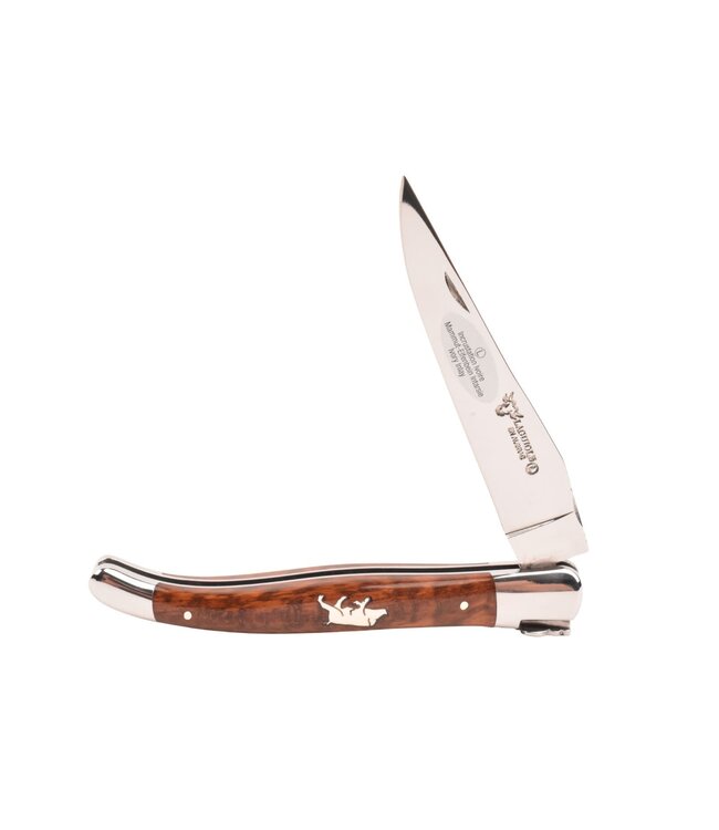 Laguiole en Aubrac 12cm amourette - marqueterie wild zwijn in ivoor - glanzend