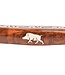 Laguiole en Aubrac 12cm slangenhout - marqueterie wild zwijn in ivoor - glanzend