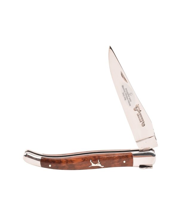 Laguiole en Aubrac 12cm amourette - marqueterie hond in ivoor - glanzend