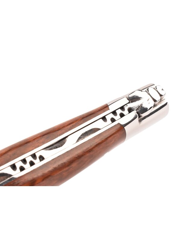 Laguiole en Aubrac 12cm amourette - marqueterie hond in ivoor - glanzend