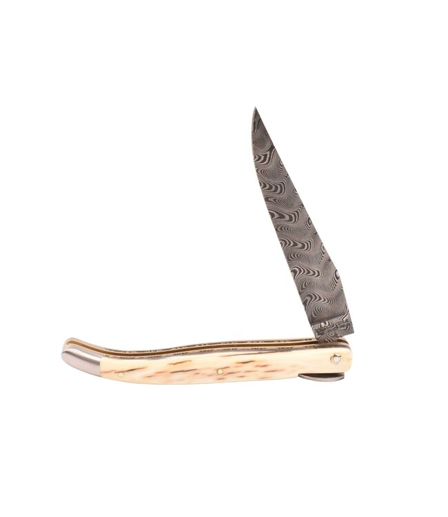 Laguiole en Aubrac "Origine Tour Eiffel" - 12cm croute d'ivoire - damast Balbach - n°10/200