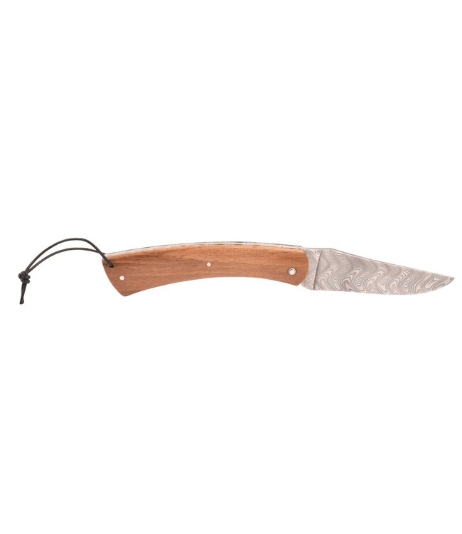 Camembert 11cm bois d'Aubrac - platines guillochées - damast