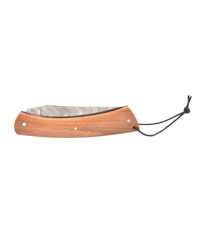 Camembert 11cm bois d'Aubrac - platines guillochées - damast