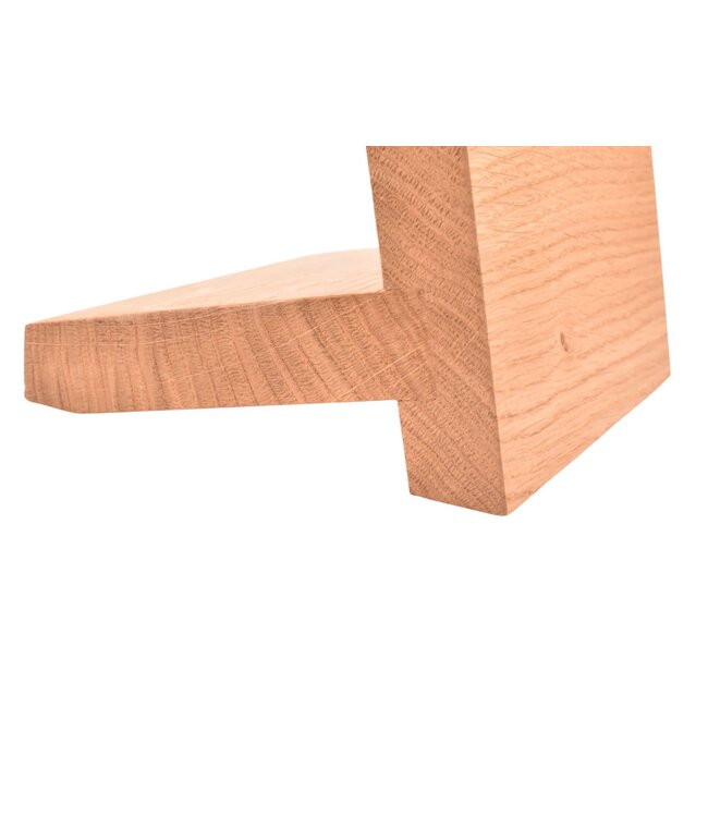 Plllank magnetische messenhouder in eik - voor 2 messen (breedte 15cm)