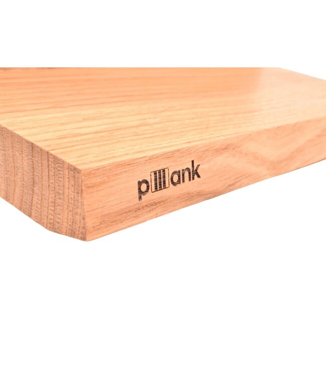 Plllank magnetische messenhouder in eik - voor 4  messen (breedte 25cm)