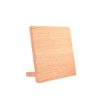 Plllank magnetische messenhouder in eik - voor 4  messen (breedte 25cm)
