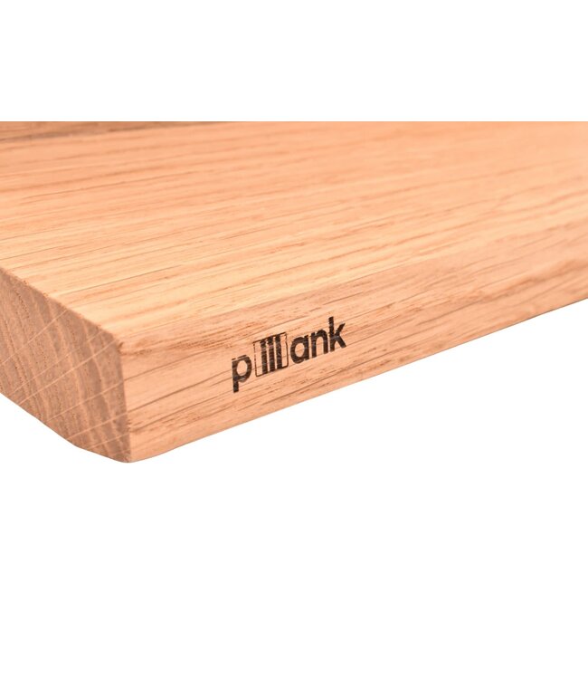 Plllank magnetische messenhouder in eik - voor 5 messen (breedte 35cm)