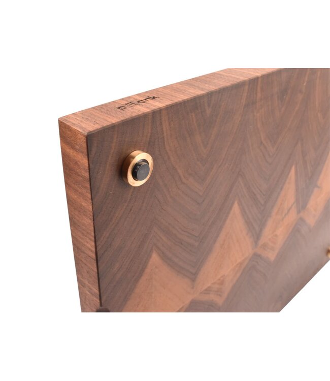 Plllank Nux kopshouten snijplank in notelaar - medium