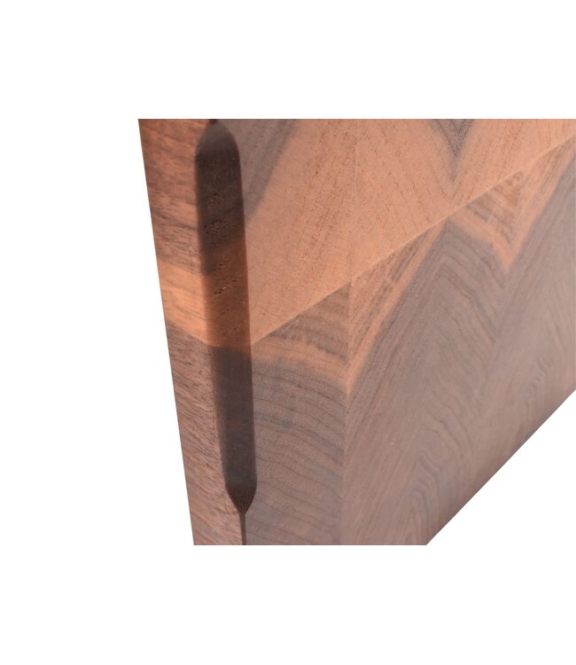 Plllank Nux kopshouten snijplank in notelaar - medium