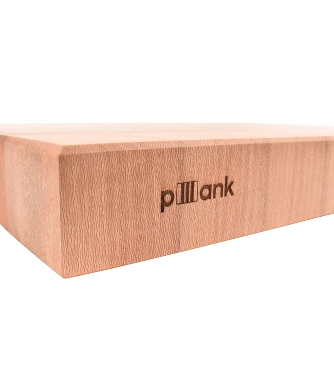 Plllank unieke kopshouten snijplank in plataan en kers - medium