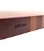 Plllank Chroma langshouten snijplank in esdoorn, eik, kers, padoek en purperhart - medium (± 50 x 35 cm)
