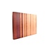 Plllank Chroma langshouten snijplank in esdoorn, eik, kers, padoek en purperhart - medium (± 50 x 35 cm)