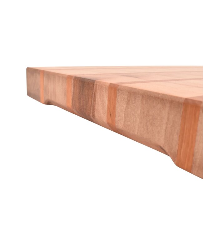 Plllank unieke kopshouten snijplank in plataan en kers - small