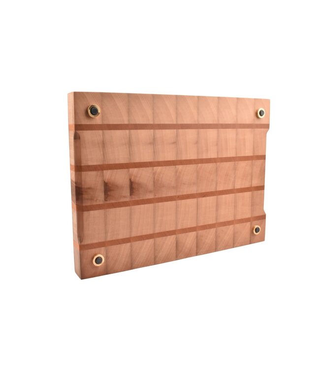 Plllank unieke kopshouten snijplank in plataan en kers - small