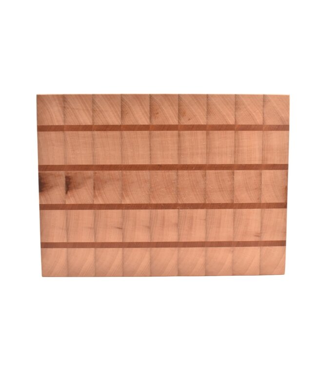 Plllank unieke kopshouten snijplank in plataan en kers - small