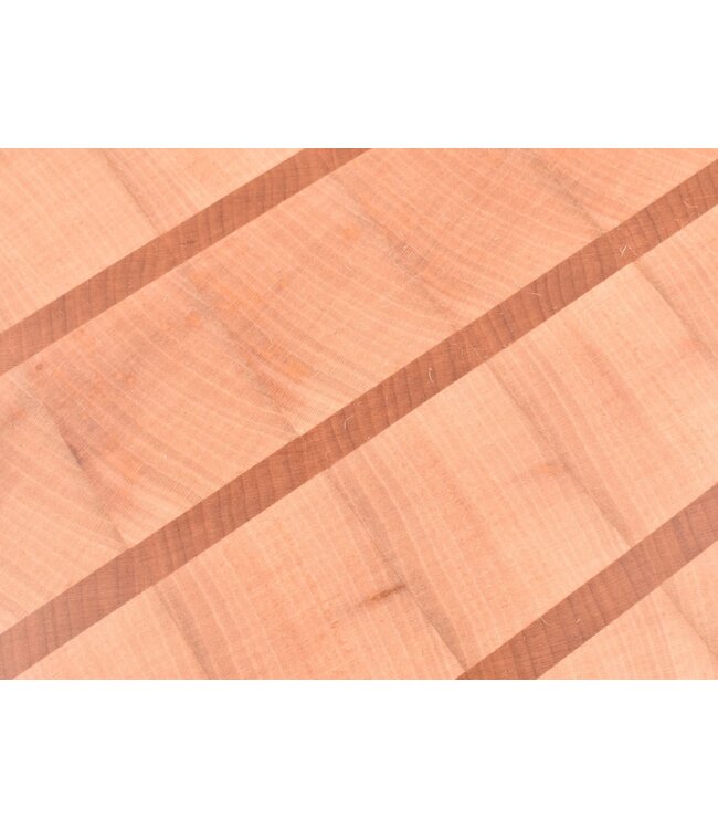 Plllank unieke kopshouten snijplank in plataan en kers - small