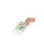 Triangle pincet met proeflepel mat zwart - 17cm