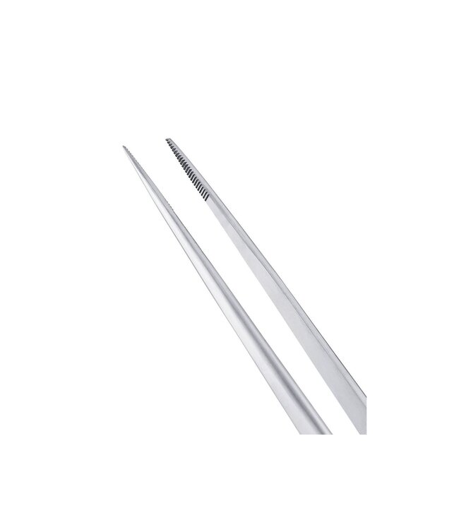 Triangle spitse keukenpincet rvs - 15 cm