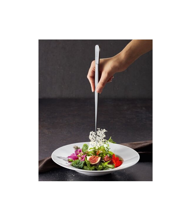 Triangle spitse keukenpincet rvs - 30 cm