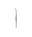 Triangle pincet met gebogen punt rvs - 35cm