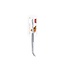 Triangle pincet met gebogen punt rvs - 35cm