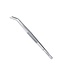 Triangle pincet met gebogen punt rvs - 35cm