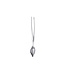 Triangle duo decoratiepincet met fijne punt en lepel - rvs - 24cm
