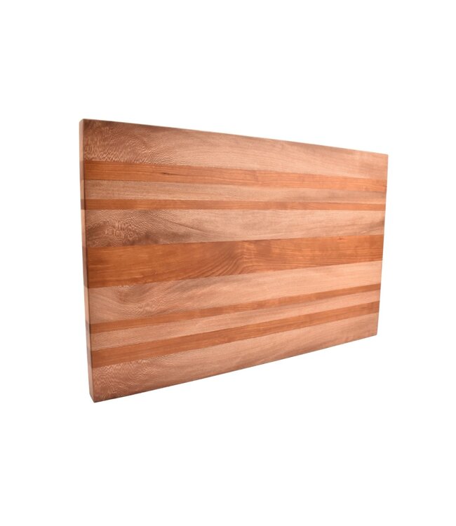 Plllank Aurora langshouten snijplank in plataan en kers - medium (± 50 x 35 cm)