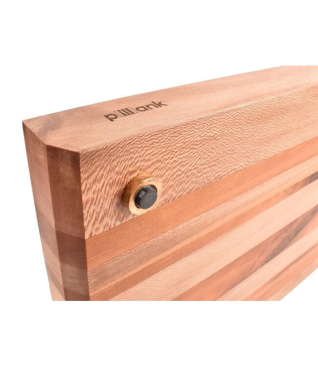 Plllank Aurora langshouten snijplank in plataan en kers - medium (± 50 x 35 cm)