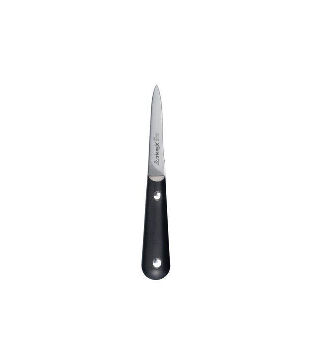 Triangle oestermes met zwart heft - 16cm