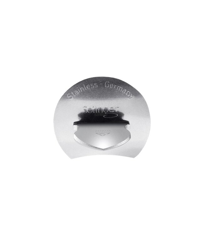 Triangle oestermes met heft in pruimenhout en handbescherming - 17cm