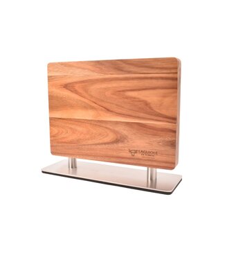 Laguiole en Aubrac magneetblok in acacia voor 8 messen