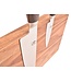 Laguiole en Aubrac magneetblok in acacia voor 8 messen