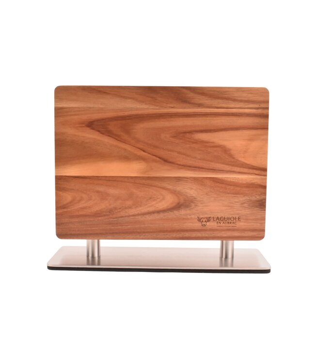 Laguiole en Aubrac magneetblok in acacia voor 8 messen