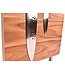 Laguiole en Aubrac magneetblok in acacia voor 8 messen