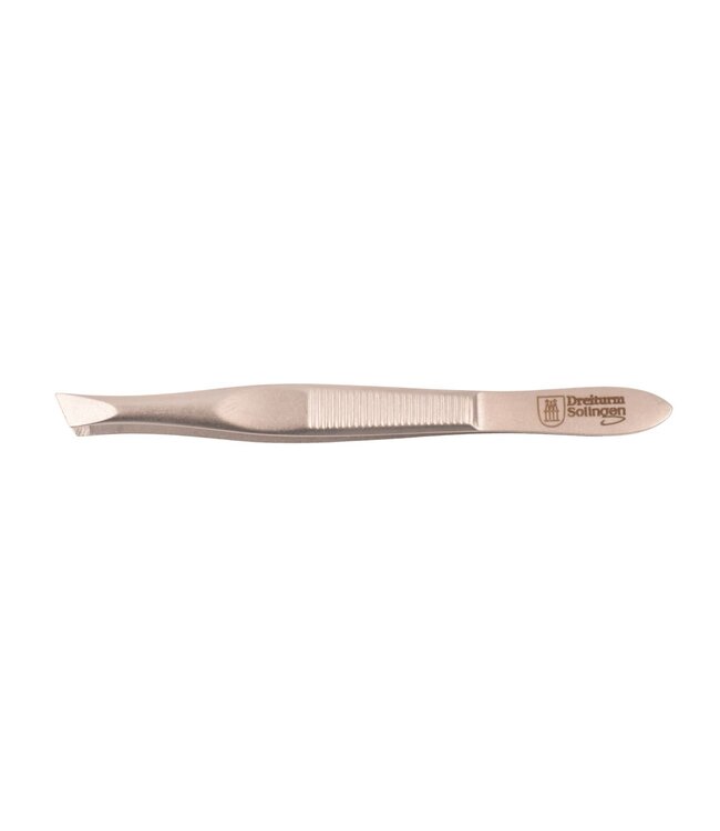 Dreiturm 3-delig etui zwart (soepel) met nagelschaar en nagelvijl - zwart leer