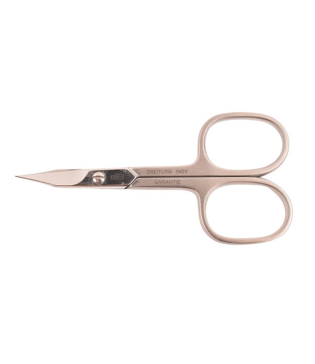 Dreiturm 3-delig etui zwart (soepel) met nagelschaar en nagelvijl - zwart leer