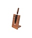 Plllank magnetische messenhouder in walnoot - voor 2 messen (breedte 15cm)