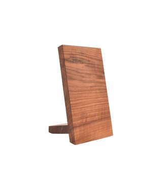 Plllank magnetische messenhouder in walnoot - voor 2 messen (breedte 15cm)