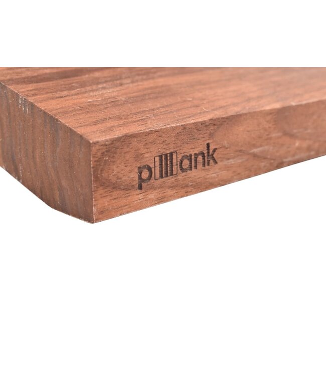 Plllank magnetische messenhouder in walnoot - voor 2 messen (breedte 15cm)