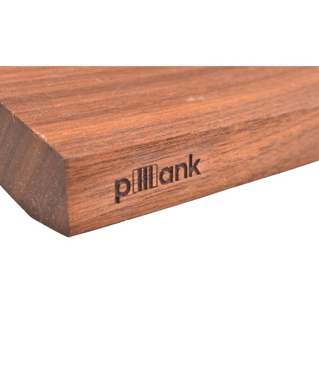 Plllank magnetische messenhouder in walnoot - voor 5 messen (breedte 35cm)