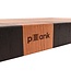 Plllank unieke kopshouten snijplank in plataan en kers - medium plus (± 50 x 35 cm)