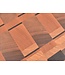 Plllank unieke kopshouten snijplank in plataan en kers - medium plus (± 50 x 35 cm)