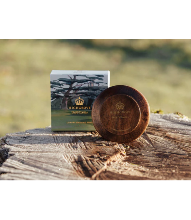 Truefitt & Hill Luxe Scheerzeep in Houten Doos - Highgrove - 100g