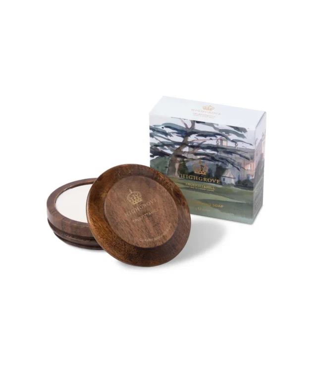 Truefitt & Hill Luxe Scheerzeep in Houten Doos - Highgrove - 100g